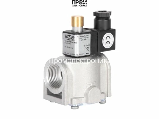 Газовый электромагнитный клапан Madas M16/RMC N.A. DN 25 12 Vdc
