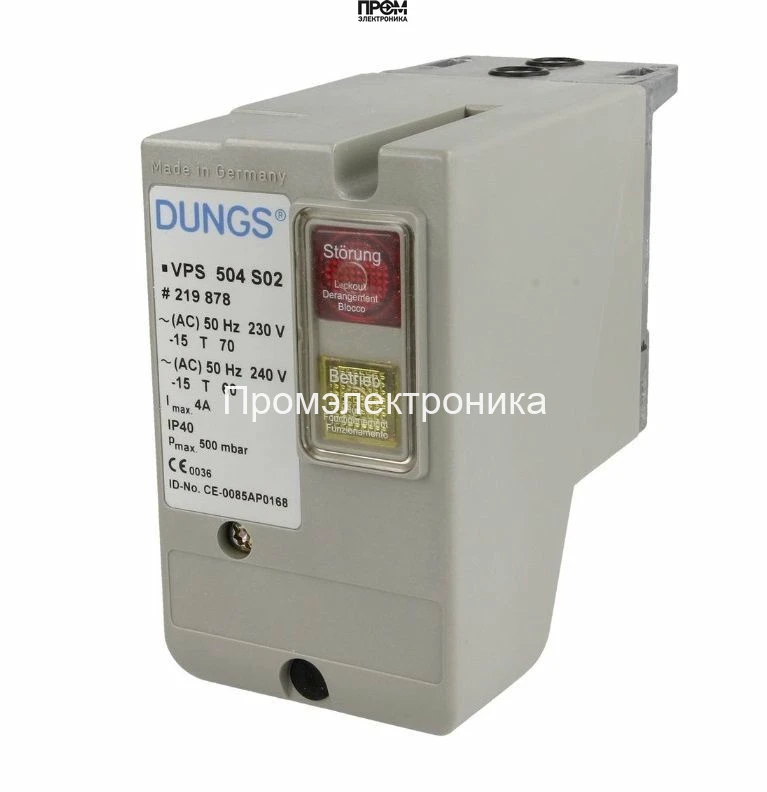 Блок контроля герметичности Dungs VDK 200 A S02 230 В 50 Гц