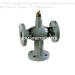 V5329A1079 3-х ходовой линейный фланцевый клапан, PN16, DN65, Kvs 63, 20мм, 170 °C Honeywell