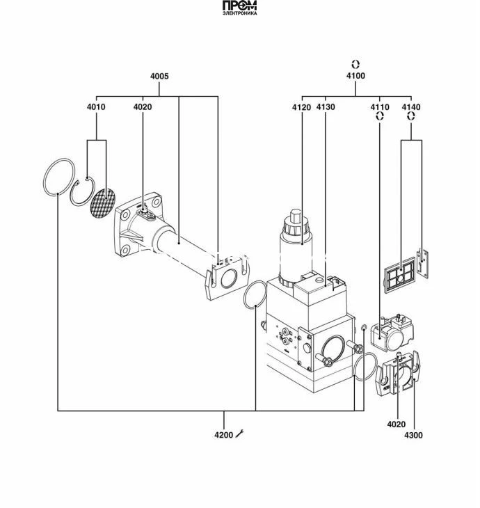 Газовая рампа Elco d25