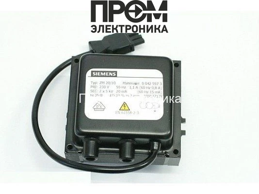 Трансформатор поджига Siemens ZM 20/10 00425973