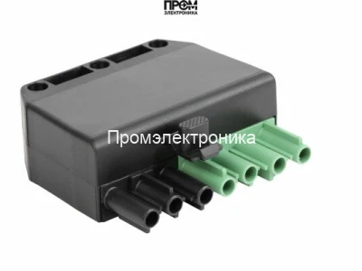 Разъем Elco 7P, зеленый, папа, 65323592