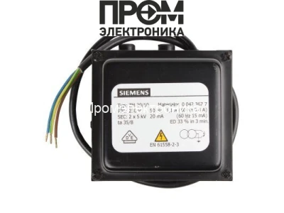 Трансформатор розжига Siemens ZM 20/10 00423677