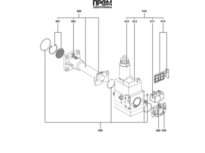 Газовая рампа Elco d217