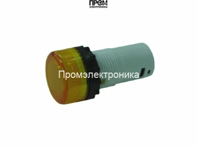 Цоколь лампы индикации жёлтый ECX 1053