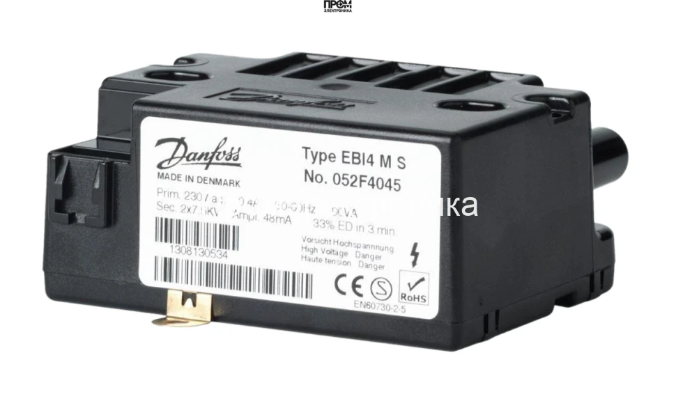 Трансформатор розжига Danfoss EBI4 M S 052F4045