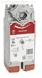 S1024-2POS привод с возвратной пружиной, S=2 кв.м, 2-pt, 24Vac, 6VA, 10Нм