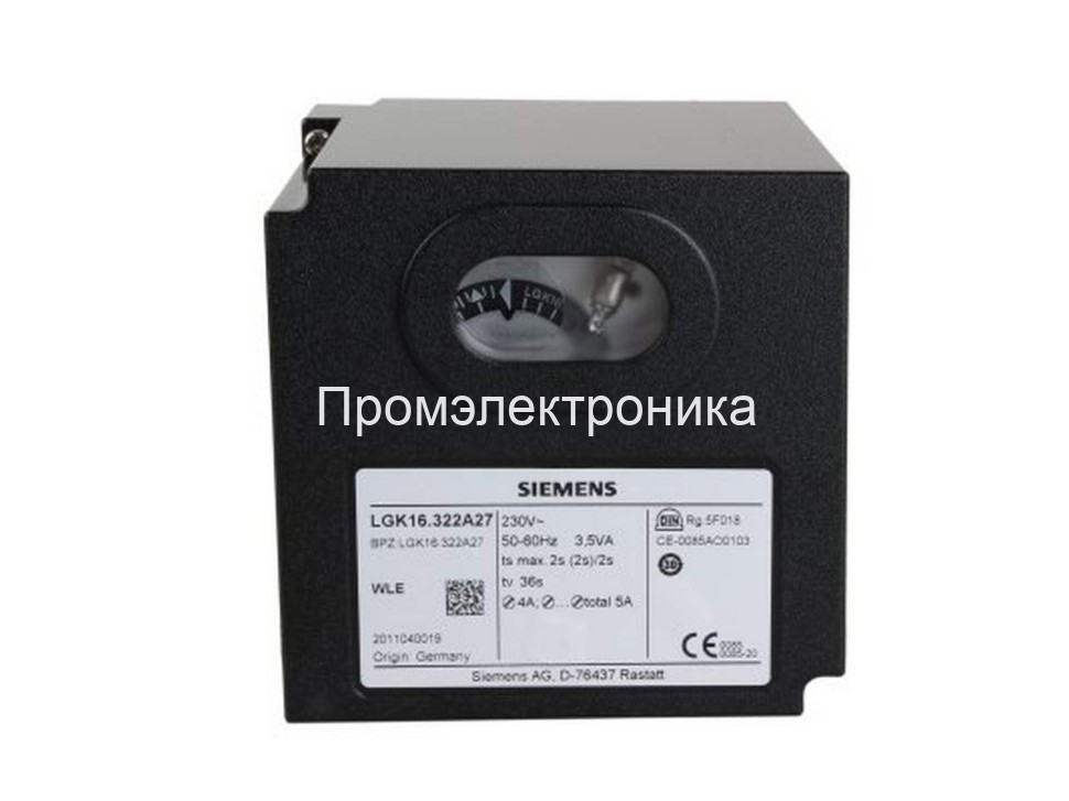 Блок управления горением Siemens LGK16.322A27