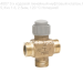 V5833A4007 3-х ходовой линейный муфтовый клапан, PN16, DN15, Kvs 1.6, 2.5мм, 120 °C Honeywell