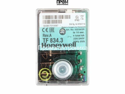 Топочный автомат Honeywell TF 834.3 rev.A