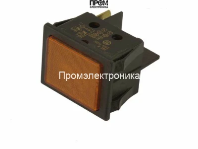 Индикаторная лампа оранжевая квадратная