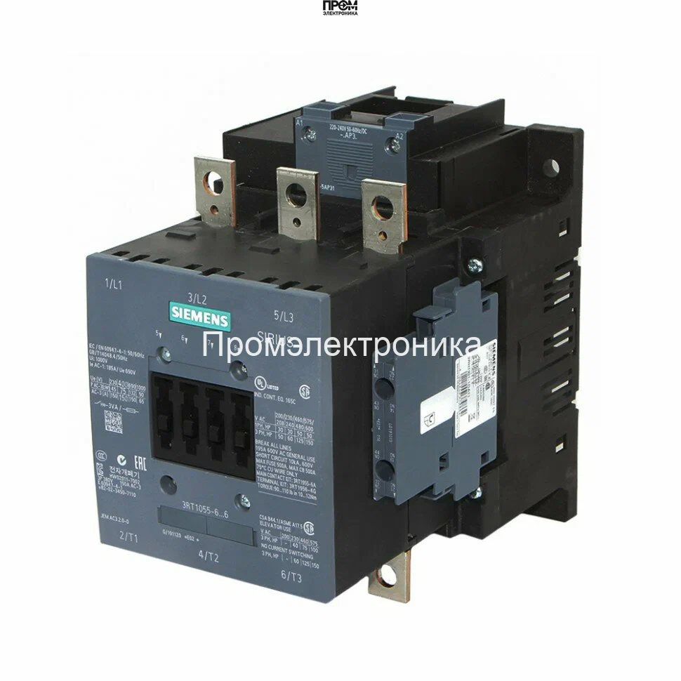 Миниконтактор Siemens 3RT1056-6AP36