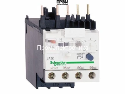 Тепловое реле перегрузки Schneider Electric LR2K 0310 (2,6 - 3,7 A)