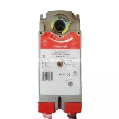 S20230-2POS-SW2 привод с возвратной пружиной, S=4 кв.м, 2-pt, 230Vac, 6VA, 20Нм, 2 конц. выкл